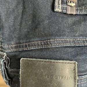 Buffalo David Bitton Dark Denim Mens Straight Leg Six Jeans